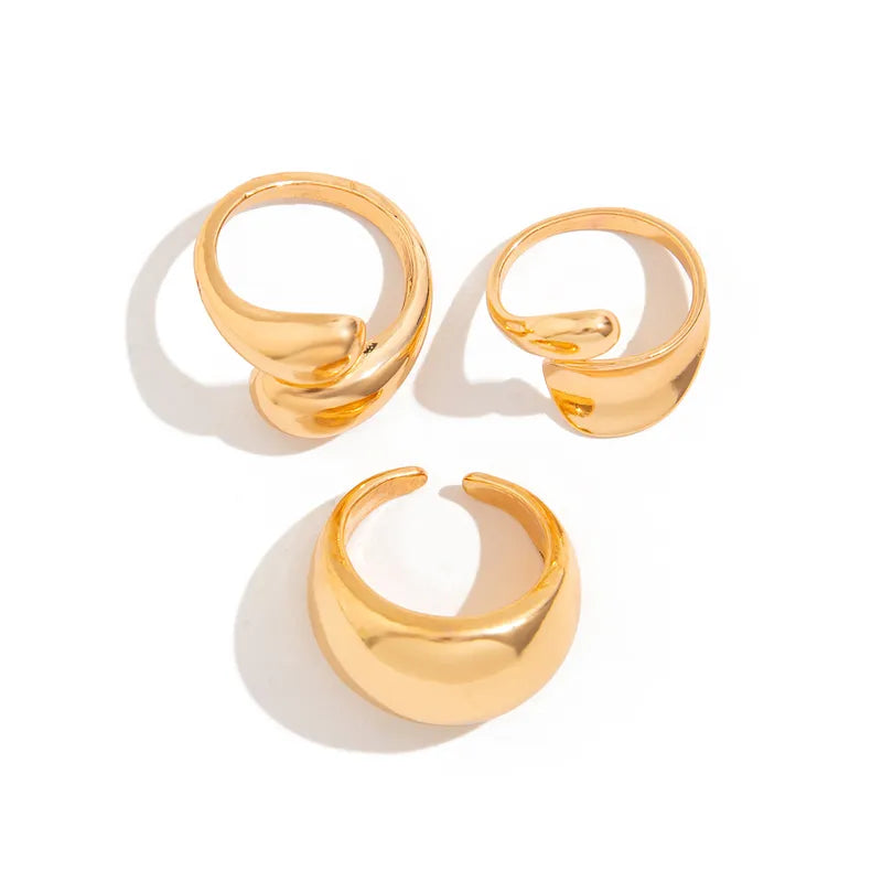 Cardia Gold Rings Set